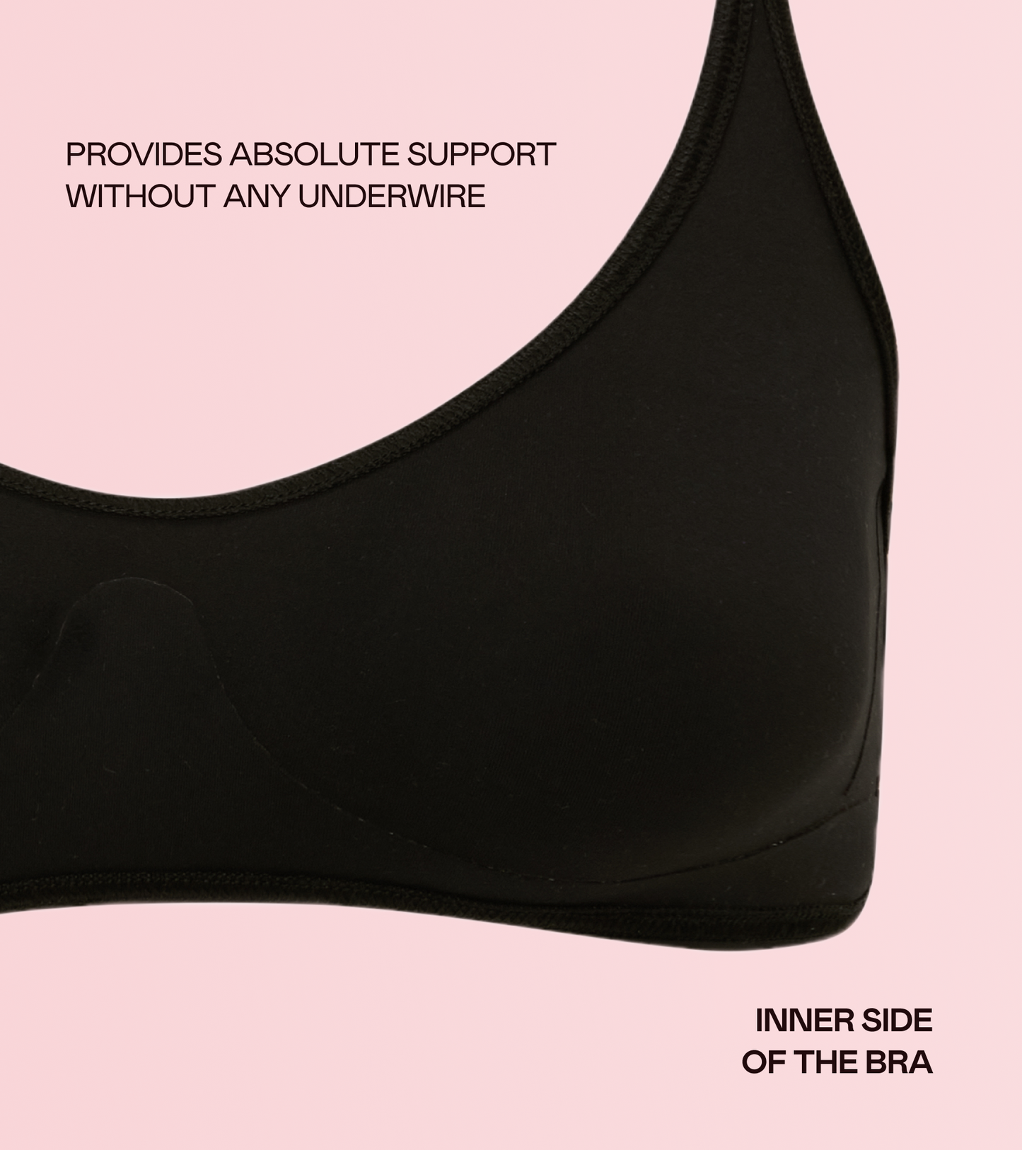 Aurora - Bonded Bra - Black