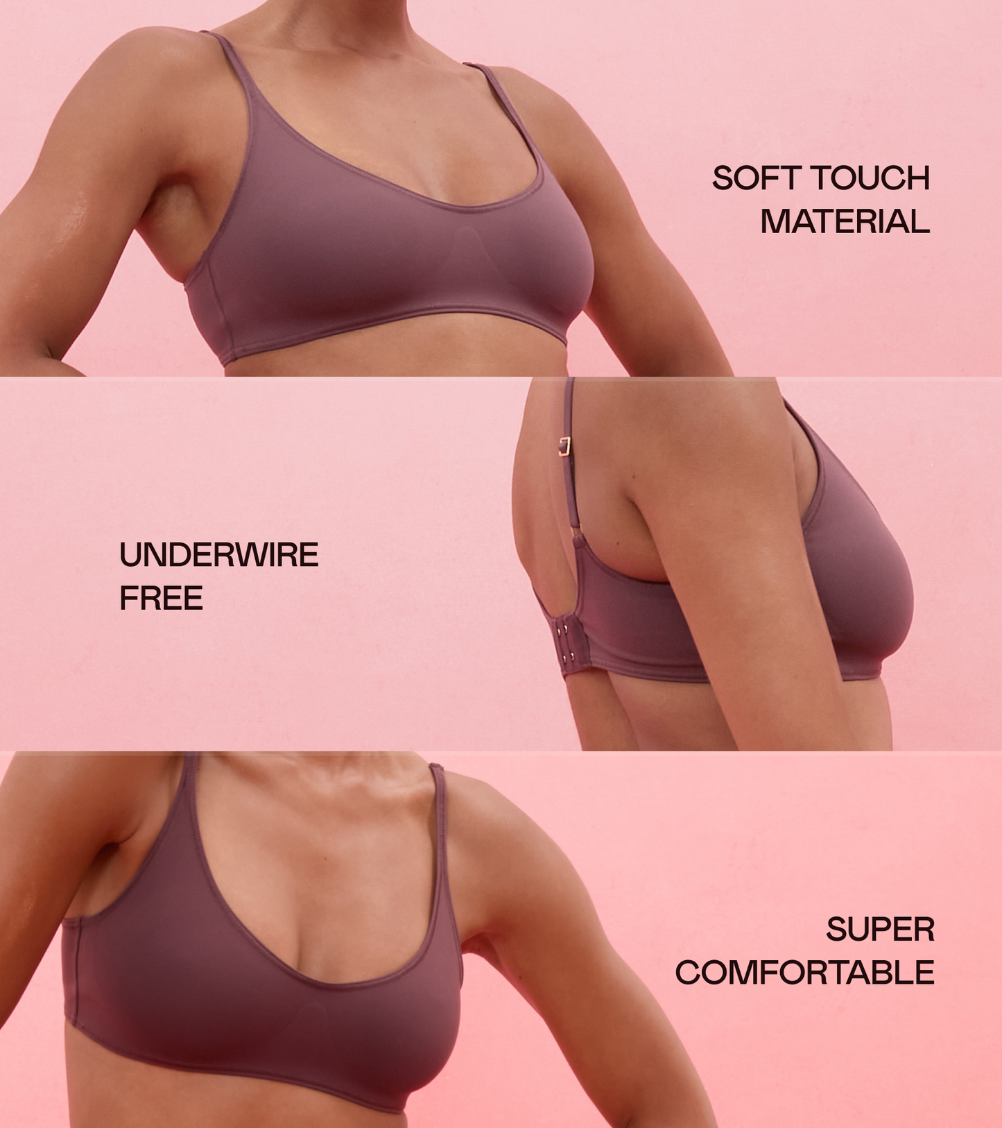 Aurora - Bonded Bra - Brown