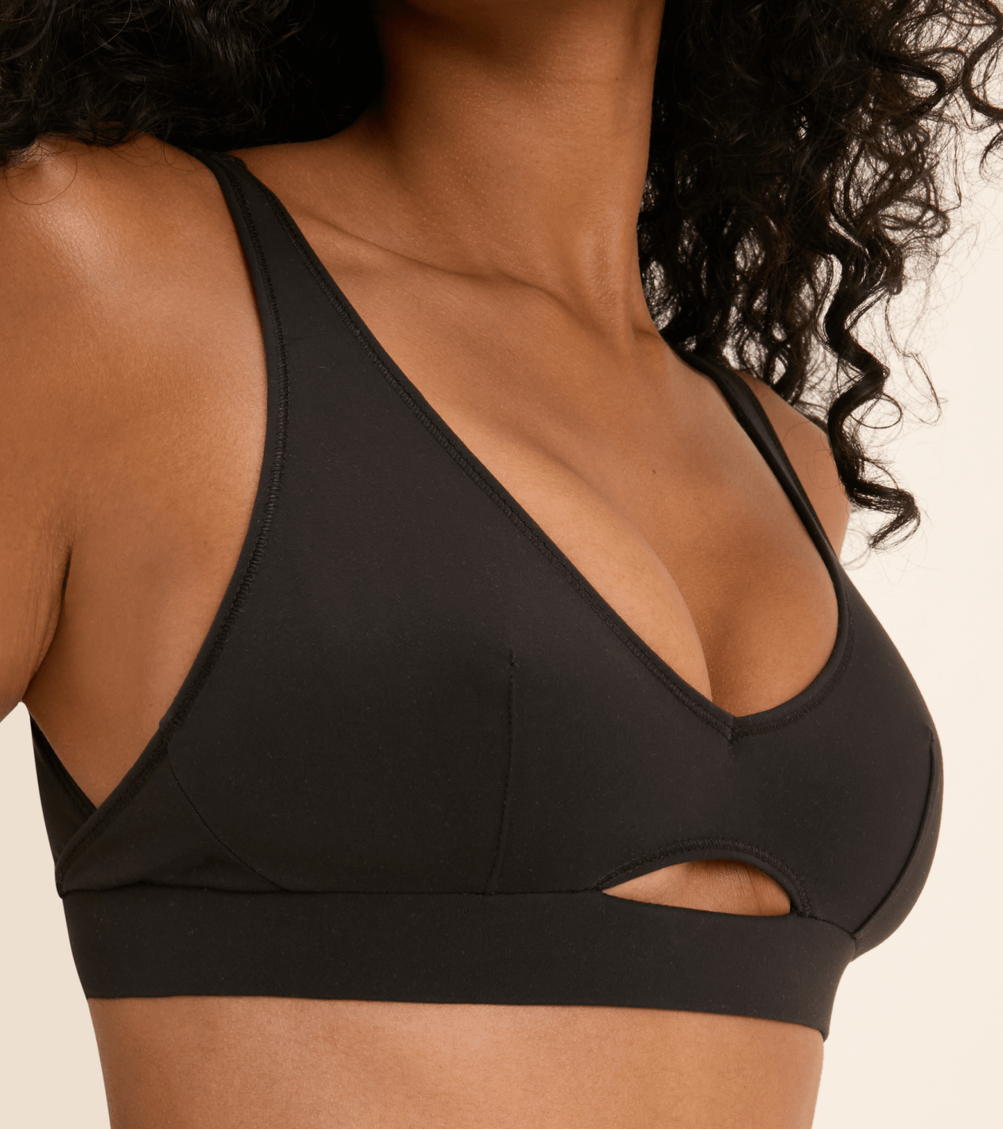 Aurora - Lounge Bra - Black