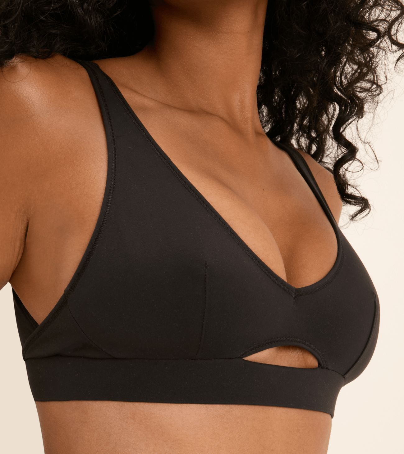 Aurora - Lounge Bra - Black