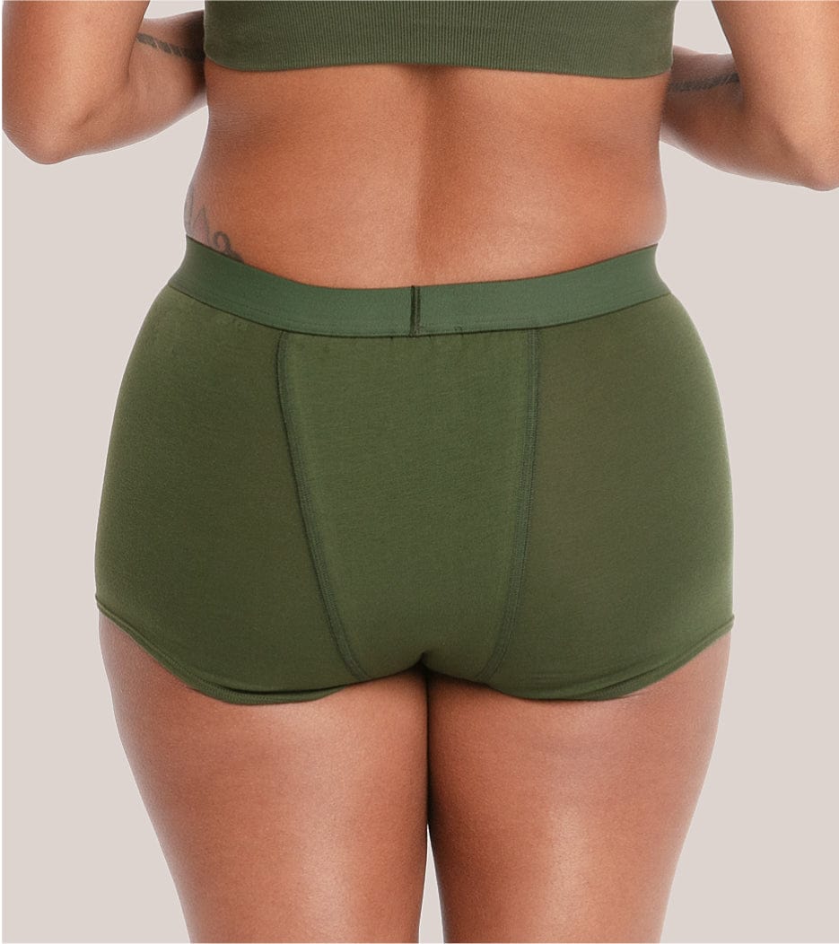 Boxer Short - Organic cotton - Forest green