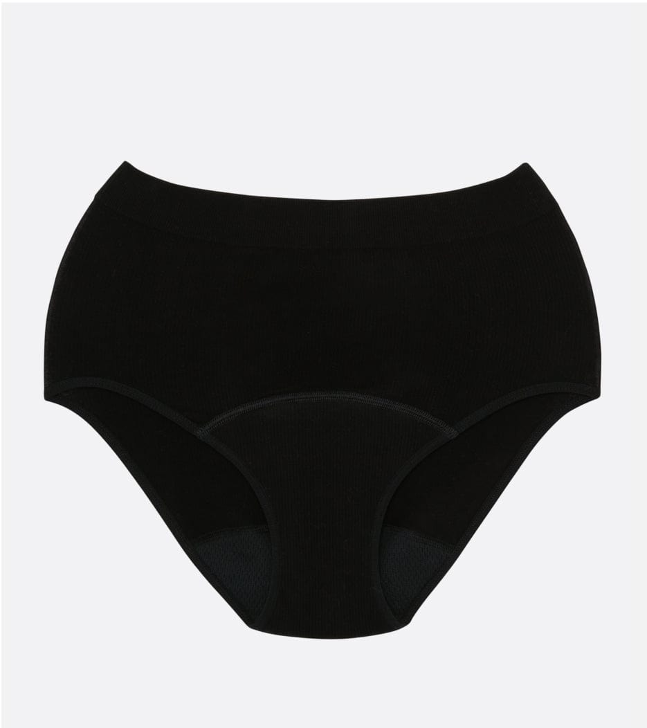 Seamless Ribbed Hugger - Black